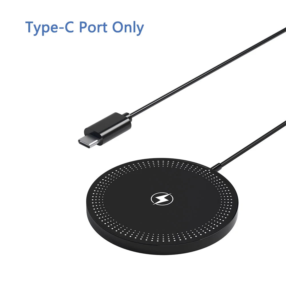 15W Magnetic Wireless Chargers Fast Charging for iPhone 14 13 12 Pro Max PD Fast Charging For Xiaomi Pad Adapter
