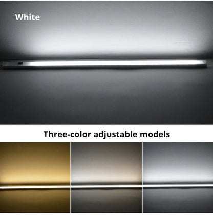 30/40/50cm Aluminium Profile USB LED Bar Light Strip 5V Hand Scan Motion Sensor Kitchen Lamp Bathroom Bedroom Cabinet Lighting