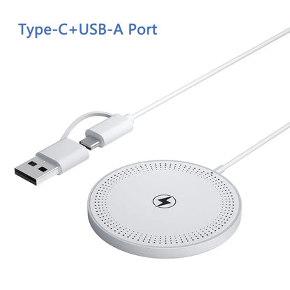 15W Magnetic Wireless Chargers Fast Charging for iPhone 14 13 12 Pro Max PD Fast Charging For Xiaomi Pad Adapter